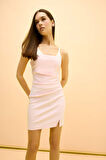 DeFacto Coool Bodycon Vücudu Saran Straplez Mini Elbise C6342AX25SMPN343