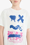 DeFacto Erkek Çocuk Bisiklet Yaka Baskılı Kısa Kollu Tişört E7494A825SMGN1025