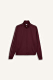 DeFactoFit Standart Fit Cepli Sporcu Fermuarlı Sweatshirt E3479AX24WNBR34