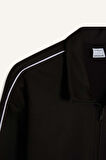 DeFactoFit Standart Fit Cepli Fermuarlı Sporcu Sweatshirt E3479AX24WNBK81