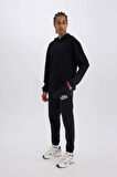 DeFactoFit NBA Milwaukee Bucks Kalın Jogger Eşofman Altı Beli Bağcıklı Standart Fit Cepli D6702AX25SPBK82