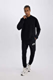 DeFactoFit NBA Milwaukee Bucks Kalın Jogger Eşofman Altı Beli Bağcıklı Standart Fit Cepli D6702AX25SPBK82