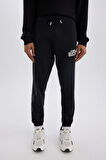 DeFactoFit NBA Milwaukee Bucks Kalın Jogger Eşofman Altı Beli Bağcıklı Standart Fit Cepli D6702AX25SPBK82