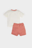 Erkek Bebek 4'lü Pijama Takımı Kısa Kollu Penye Üst Beli Lastikli Şort