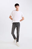 DeFacto Carlo Skinny Fit Ekstra Dar Kalıp Normal Bel Ekstra Dar Paça Jean Pantolon E3478AX25SPNM55