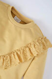 DeFacto Kız Bebek Bisiklet Yaka İçi Yumuşak Tüylü Sweatshirt D6678A524WNYL516