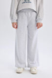 DeFacto Kız Çocuk Wide Leg Geniş Paça Cepli Eşofman Altı E0024A825SPGR421