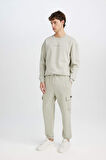 DeFacto Regular Fit Jogger Eşofman Altı Basic Düz Kargo Cepli Lastikli Paça D5252AX25SPKH494