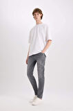 DeFacto Carlo Skinny Fit Ekstra Dar Kalıp Normal Bel Ekstra Dar Paça Jean Pantolon E2740AX25SPNM55