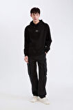 Vikings Valhalla Regular Fit Kapüşonlu Sırt Baskılı Sweatshirt