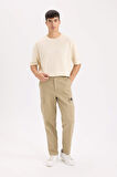 DeFacto Relax Fit Rahat Kesim Yazlık Pantolon Kargo Cepli Düz Paça D5967AX25SPBG220