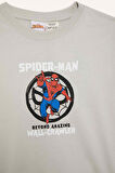 Erkek Çocuk Marvel Spiderman Bisiklet Yaka Kısa Kollu Tişört