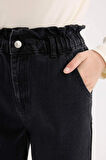 DeFacto Paperbag Ekstra Yüksek Bel Bilek Boy Jean Pantolon E3171AX25SPNM36