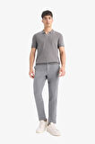 Modern Fit Kısa Kollu Triko Polo Tişört