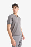 DeFacto Modern Fit Polo Yaka Kısa Kollu Triko Tişört C4984AX25SMGR431