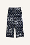 Desenli Düz Paça Kapri
