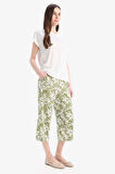 Desenli Düz Paça Kapri