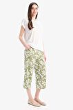 Desenli Düz Paça Kapri