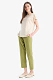Jogger Fit Esnek Belli Düz Paça Pantolon