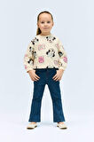 DeFacto Kız Bebek Disney Mickey & Minnie Bisiklet Yaka Sweatshirt E4857A525SPER134