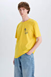 DeFacto %100 Pamuk Looney Tunes Regular Fit Bisiklet Yaka Kısa Kollu Tişört E4748AX25SPYL113