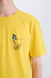 DeFacto %100 Pamuk Looney Tunes Regular Fit Bisiklet Yaka Kısa Kollu Tişört E4748AX25SPYL113