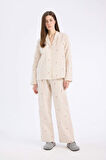 DeFacto Uzun Boy Müslin Pijama Altı-Fall in Love E5771AX25SPER118