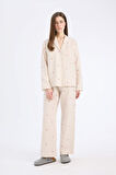 DeFacto Uzun Boy Müslin Pijama Altı-Fall in Love E5771AX25SPER118