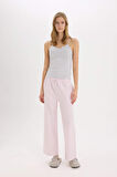 DeFacto Regular Fit Poplin Pijama Altı-Fall in Love E3116AX25SPPN149