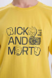Rick and Morty Regular Fit Bisiklet Yaka Kısa Kollu Tişört