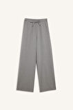 DeFacto Coool Wide Leg Kumaş Pantolon Geniş Bol Paça Beli Lastikli Bağcıklı Cepli C1428AX25SPGR422
