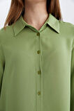 DeFacto Regular Fit Basic Düz Uzun Kollu Tesettür Gömlek Tunik Z3538AZ25SPGN1209