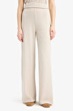 Wide Leg Geniş Paça Basic Düz Pike Pantolon