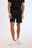 DeFacto Regular Fit Her Yöne Esneyen Krinkıl Bermuda E0980AX25SMBK81