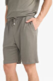 Regular Fit Krinkıl Bermuda
