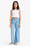 Kız Çocuk Wide Leg Jean Pantolon