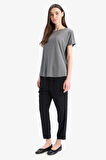 Straight Fit Cepli Basic Düz Aerobin Pantolon