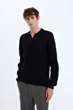 Standart Fit Polo Yaka Triko Kazak
