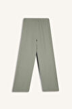 Bürümcük Pantolon Wide Leg Geniş Bol Paça Esnek Belli