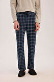 DeFacto Regular Fit Pijama Takımı Uzun Kollu Üst Kareli Uzun Alt Z6566AZ25SPGR210
