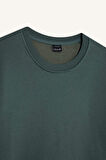 DeFactoFit Standart Fit Bisiklet Yaka Kalın Sweatshirt