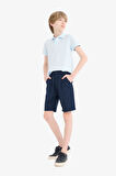 DeFacto Erkek Çocuk Cepli Basic Düz Gabardin Şort C2955A825SMNV135
