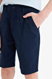 Erkek Çocuk Cepli Basic Düz Gabardin Şort