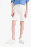 DeFacto Erkek Çocuk Cepli Basic Düz Gabardin Şort C2955A825SMWT32