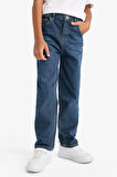 Erkek Çocuk Straight Fit Düz Paça Jean Pantolon