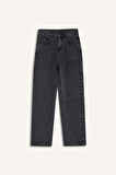 Erkek Çocuk Wide Leg Düz Paça Jean Pantolon