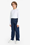 Erkek Çocuk Wide Leg Düz Paça Jean Pantolon