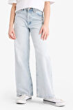 DeFacto Kız Çocuk Straight Wide Jean Pantolon F3150A825SMNM63
