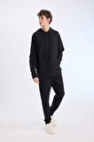 DeFactoFit Slim Fit Sporcu Jogger Eşofman Altı Dar Kesim Standart Paça Basic Düz D8018AX25SPBK81