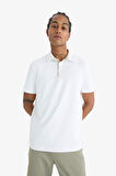 DeFactoFit Esnek Kumaş Standart Fit Sporcu Kısa Kollu Polo Tişört D9240AX25SPWT34